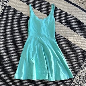Aqua Sleeveless Dress